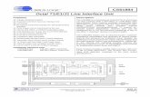 CS61884 - Octal T1/E1/J1 Line Interface Unit Sheets/Cirrus Logic PDFs/CS61884.pdf · CS61884 Octal T1/E1/J1 Line Interface Unit Features Industry-standard Footprint Octal E1/T1/J1