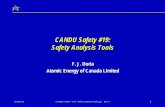 CANDU Safety #19: Safety Analysis Tools Library/19990120.pdf · 2011-09-15 · 24-May-01 CANDU Safety - #19 - Safety Analysis Tools.ppt Rev. 0 3 Application and User Requirements