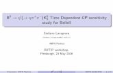 to (to ) Time Dependent CP-8.5-.25ex sensitivity study for BelleIIlacaprar/talks/B2_B2TIP_20160524_PBztoP... · Introduction and motivations A sensitivity study for Time-Dependent