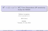 to (to ) Time Dependent CP-8.5-.25ex sensitivity study for ...lacaprar/talks/B2_B2GM_20160621_PBztoPeta... · Introduction and motivations A sensitivity study for Time-Dependent CP