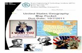 United States Geography Map Packet Due Date: 10/7/2011 · United States Geography Map Packet Due Date: 10/7/2011 Bronx Engineering & Technology Academy (βETA) ... What state borders