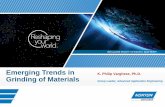 Emerging Trends in K. Philip Varghese, Ph.D. Grinding of ... · DIY home improvement to highly technical precision engineering. Commercially present in ... • The γ-TiAl phase apparently