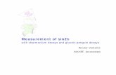 Measurement of sin2b - Nikhef verkerke/talks/cern_seminar... · PDF file Wouter Verkerke, NIKHEF • In the Standard Model, the CKM matrix elements V ij describe the electroweak coupling