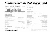 DVD Stereo System SA-DK10service.panasonic.ca/pcs/EXT_ServiceManuals/SADK10.pdf• Replacement of the Power Amplifier IC and Regulator Transistor. Step 1 Follow the procedures in “Checking