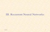 III. Recurrent Neural Networks - UTKweb.eecs.utk.edu/~bmaclenn/Classes/420-527/handouts/Part-3A.pdf · Recurrent Neural Networks. 2/24/19 2 A. The Hopfield Network. 2/24/19 3 Typical