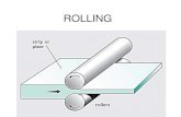 ROLLING - Rajagiri School of Engineering & Technology IV/ME 220... · An annealed copper strip 228 mm wide and 25 mm thick is rolled to a thickness of 20 mm in one pass. The roll