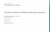 Beyond Monetary Walrasianism: Five Key Features of Modern ... · Five Key Features of Modern Monetary Systems PRESENTED BY Perry Mehrling Barnard-Columbia and INET pgm@ineteconomics.org