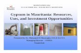 Gypsum in Mauritania: Resources, Uses, and Investment ...petrole.gov.mr/IMG/pdf/eleya_gypsum_in_mauritania-mauritanides_2014.pdf · The nature and location of the gypsum quarries