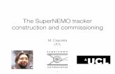 The SuperNEMO tracker construction and commissioning · Bg < 10-4 counts/keV/ kg/y • goal for demonstrator m ββ ~ 0.20 - 0.40 eV 2. The SuperNEMO tracker ... • First of four