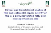 Clinical and translational studies of the anti ... Clinical and translational studies of the anti-colorectal cancer activity of the ω-3 polyunsaturated fatty acid eicosapentaenoic