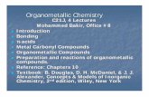 acids Bonding Introduction nd · Bonding π-acids Metal Carbonyl Compounds ... compounds in many important chemical processes that include catalysis, sensors and others. Metal Carbonyl