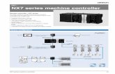NX7 NX7 series machine controller - Omron · NX I/O Up to 512 EtherCAT slaves IT devices, Information Systems... NX I/O + NX safety distributed safety. 40 Machine automation controller