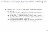 Introduction: absorption, hydrostatic balance, heating ratephil/courses/eosc582_2012/textfiles/e582... · Size parameter (scattering) How light scatters depends on the relative size