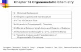 Chapter 13 Organometallic Chemistry 2017-11-13¢  13-4 Ligands in Organometallic Chemistry 13-5 Bonding