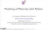 ϕ π ϕ Modeling of Materials with Pythonconference.scipy.org/static/wiki/guyer_fipy.pdfπ ϕ ϕπ 1 NIST: Origins “Uniformity in the currency, weights, and measures of the United