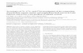 An isotopic ( 14C, 13C, and 15N) investigation of the composition … · 2017-04-17 · show that recent in situ production contributed a dispro-portionately large amount (median,