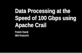 Data Processing at the Speed of 100 Gbps using Apache CrailTraditional Assumption: CPU is fast, I/O is slowput your #assignedhashtag here by setting the footer in view-header/footer
