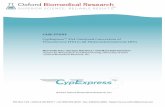 3A4 Case studies - Oxford Biomedical Research, Inc. · 2017-08-03 · CypExpress™!3A4!Conversion!ofTestosteroneto6β