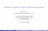 Numerical Solution of Partial Differential praveen/slides/pde1.pdf Hyperbolic PDE Wave A phenomenon