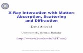 X-Ray Interaction with Matter, Scattering and Diffractionattwood/srms/2007/Lec02.pdf · ApxB_1_47_Jan07_lec2.ai Electron Binding Energies, in Electron Volts (eV), for the elements