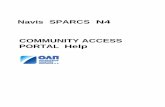 Navis SPARCS N4 COMMUNITY ACCESS PORTAL Help · eMail Enter your email address. You can enter up to 40 characters. Pager Number Enter your pag er numb r. You can enter up to 15 characters.