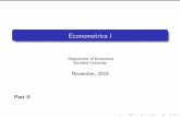 Econometrics I - Stanford University doubleh/eco270/ ¢  2016-11-16¢  Econometrics
