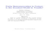 Parity Nonconservation in Cesium: Is the Standard …johnson/Publications/weaksem.pdfW.R.Johnson review Z-e Coupling from Standard Model H(1) = G p 2 eγ γ 5 e X i c 1p piγ pi +c