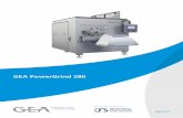 GEA PowerGrind 280 - CFScfs- 2017-12-15¢  GEA PowerGrind 280 2/5. Output quality GEA PowerGrind with