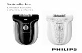 Limited Edition - Philips ... pivoting cooling head starts to pivot again after you have passed it over your leg a few times. Snap the appliance onto the skin cooler. (Fig. ) Insert