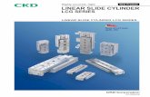 Highly accurate, rigid LINEAR SLIDE CYLINDER LCG SERIES · Linear slide cylinder LCG Series Option Switch Page Stopper for adjustable stroke Shock absorber type stopper With buffer