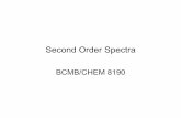 Second Order Spectra - University of Georgiatesla.ccrc.uga.edu/courses/bionmr/lectures/pdfs/Second_Order_Spectra_2017.pdfUnderstanding second order spectra • Pure first order (AX)