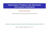 Optimization Problems with Stochastic Dominance Constraints - Institute … · 2011-09-12 · Optimization Problems with Stochastic Dominance Constraints Darinka Dentcheva Stevens
