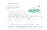 1 Triple Integrals Mass problem. G - Trinity College, Dublin frolovs/Calculus/2E02_Multiple... · PDF file 2018-02-23 · 1 Triple Integrals Mass problem. Find the mass Mof a solid