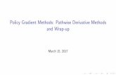 Policy Gradient Methods: Pathwise Derivative Methods and ...rll.berkeley.edu/deeprlcourse/docs/lec7.pdfPolicy Gradient Methods vs Q-Function Regression Methods I Q-function regression