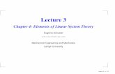 Chapter 4: Elements of Linear System Theoryeus204/teaching/ME450_MRC/... · 2017-01-11 · Elements of Linear System Theory 3.2 State controllability and state observability State