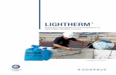 LIGHTHERM - Vodapruf · 6 Lightherm Screed is used as a lightweight topping screed to adjust floor level. In some projects there might be concerns with the usage of conventional cement