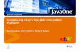 Introducing eBay’s Scalable Innovation PlatformESF = JSP minus J2EE Servlet ... All persistence resource CRUD (Create Read Update Delete) operations are performed through the DAL’s