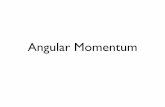 Angular Momentum - Climate Dynamics Groupclimate- Angular Momentum in Atmosphere In axisymmetric inviscid ﬂow, DM/Dt = 0.So no axisymmetric re-arrangement of air masses can generate