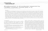Bioattenuation in Groundwater Impacted · PDF file Bioattenuation in Groundwater Impacted by Landﬁll Leachate Traced with δ13C by Hossein Mohammadzadeh1 and Ian Clark2 Abstract