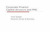 Corporate Finance: Capital structure and PMCspiegel/teaching/corpfin/ppt-PMC.pdf · Corporate Finance: Capital structure and PMC Yossi Spiegel RecanatiSchool of Business. Brander