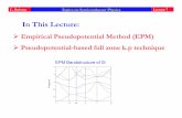 In This Lecture - Bilkent Universitybulutay/573/notes/ders_7.pdf · C. Bulutay Topics on Semiconductor Physics Lecture 7 Now from symmetric/antisymmetric back to atomic form factors