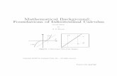 Mathematical Background: Foundations of In nitesimal Calculusstroyan/InfsmlCalculus/FoundInfs... · 2001-06-14 · ii derivatives, although this can also be clearly understood using