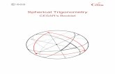 Spherical Trigonometry Booklet - Cesar ESAcesar.esa.int/upload/201712/spherical_trigonometry_booklet_554.pdf · Spherical Trigonometry 5 CESAR’s Booklet This line is really easy,