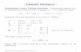 LINEAR MODELS - Computer Engineeringnamrata/EE527_Spring08/l3.pdf · The solution from the above theorem is numerically not sound as given. It is better to use a QR factorization,