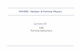 Lecture 23 HW Particle Detectors - Michigan State UniversityParticle Detectors. April 9, 2007 Carl Bromberg - Prof. of Physics 2 13.1 x ... –The electric field of a moving charged