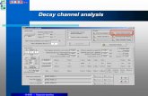 Decay channel analysis - lise.nscl.msu. · PDF file

More intense channel to get 24O is 2O is 2αα++xnxn 48Ca+Ni --> 2424. O. 48. Ca+Ni