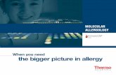 When you need the bigger picture in allergy Brochure.pdf · Overview picture of the patients IgE antibody profile Cutting edge multiplexing technology and a broad allergen profile