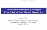 Variational Principle (Onsager Principle) in Soft Matter Dynamics 2018-12-06¢  from the Onsager principle