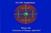 Wayne Hu - University of Chicagobackground.uchicago.edu/~whu/Presentations/ast448_sup.pdfWayne Hu Ast 448: Supplement University of Chicago, April 2015 Anisotropy Suppression • A