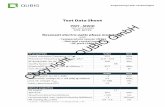 Test Data Sheet - QUBIG · 115 0.673 120 0.598 125 0.532 • Ope rating Current for Sensor rises Thermistor’s tempe ature by 0.1°C • Rated Electric Power shows the required electric